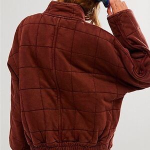 ISO:  Quilted dolman Jacket - Deep Mahogany